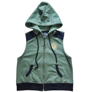 Destination Disney MULAN green hooded vest size S